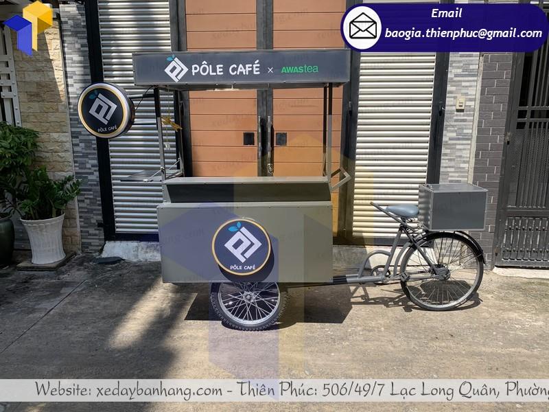 Chuyên thiết kế các loại xe đạp bán cafe lưu động giá rẻ tại Nha Trang
